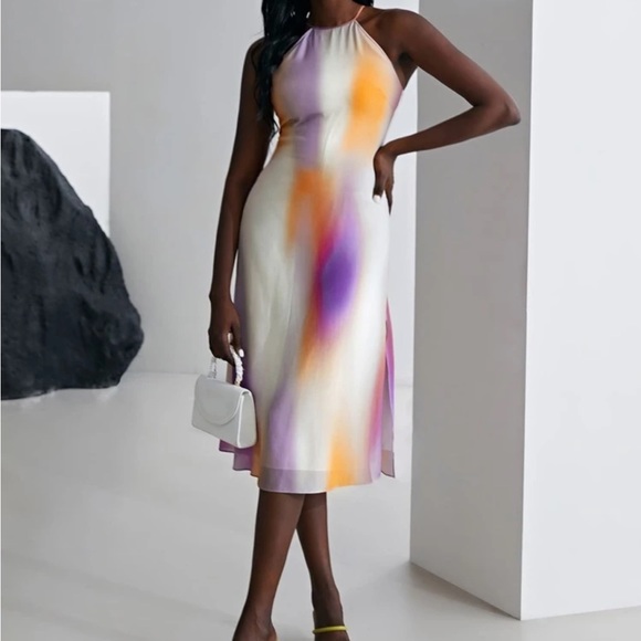 MOTF Dresses & Skirts - MOTF x Kandinsky Silk Dress
